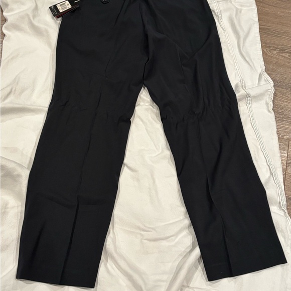 Black Classic Dress Pants with Straight Legs - Picture 1 of 4